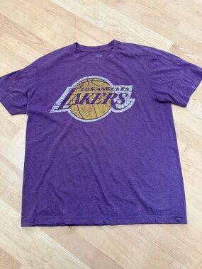 Vintage Los Angeles Lakers Purple Logo Tee